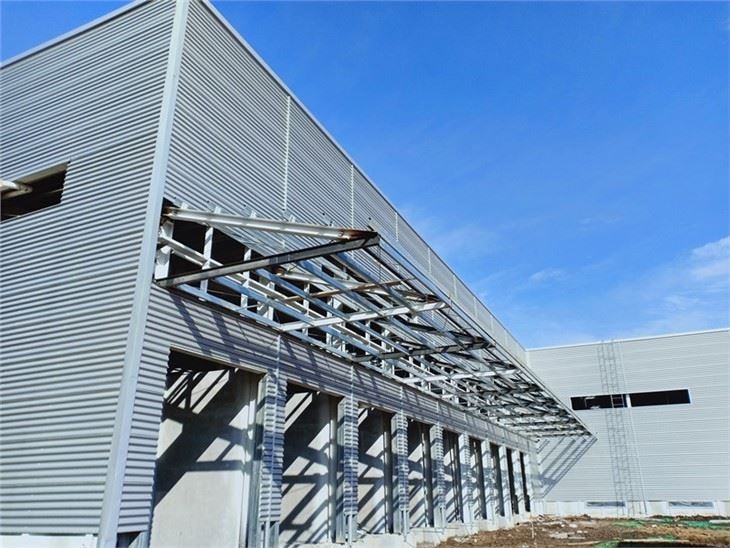 Prefabricated Structural Steel Building Industrial Workshop Warehouse
